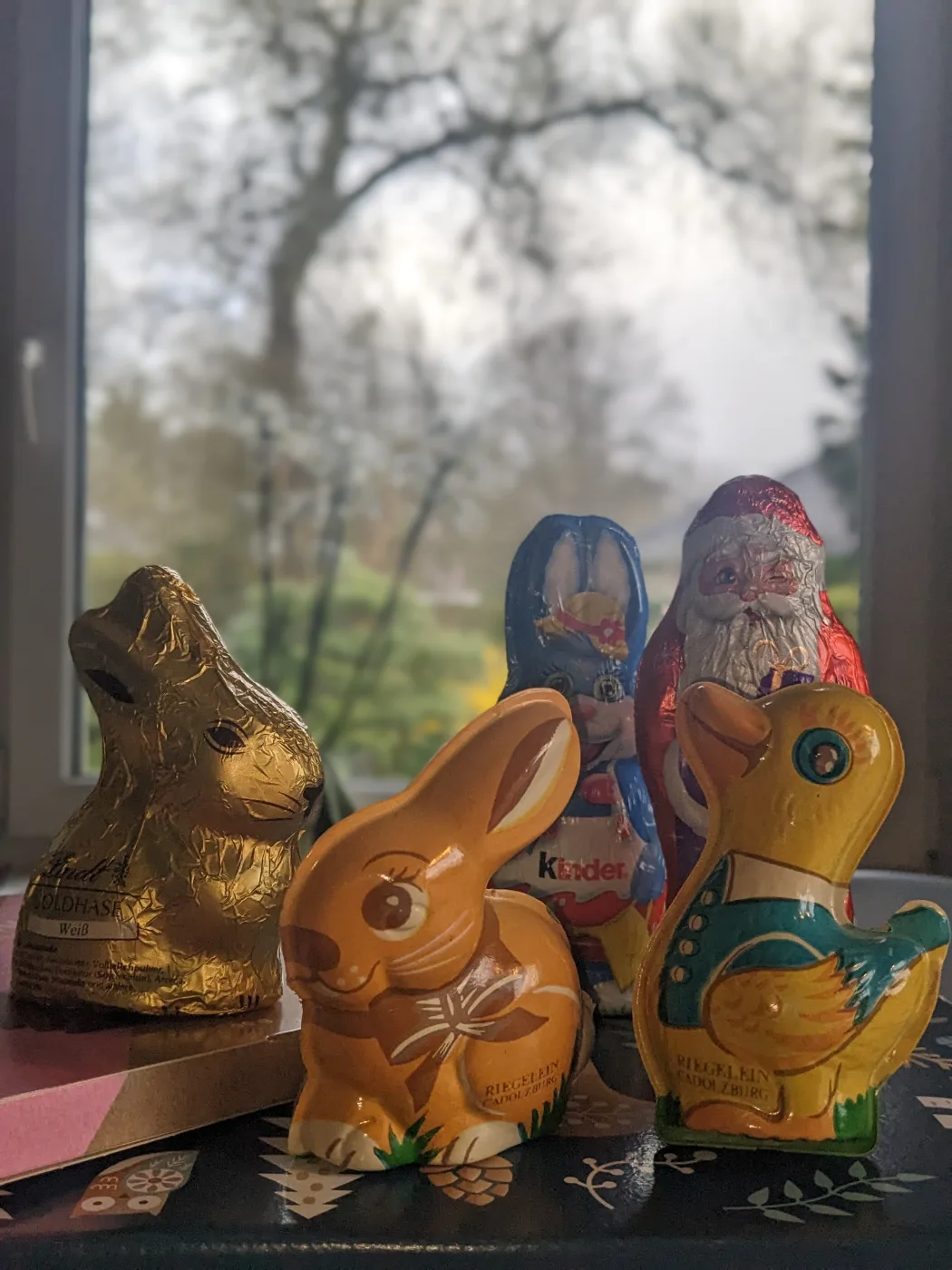 schoko osterhasen zu ostern