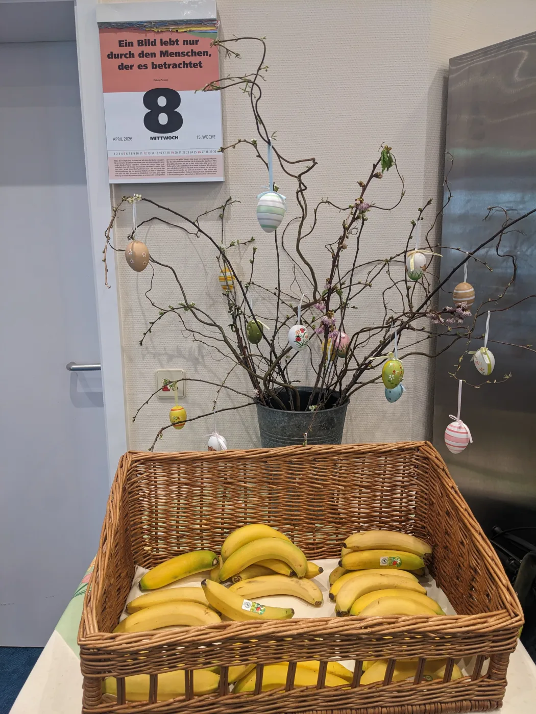 Ostern Bananen Lebensweisheiten - noch ein Kalernderspruch