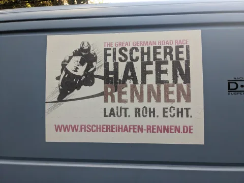 Fischereihafen Motorradrennen