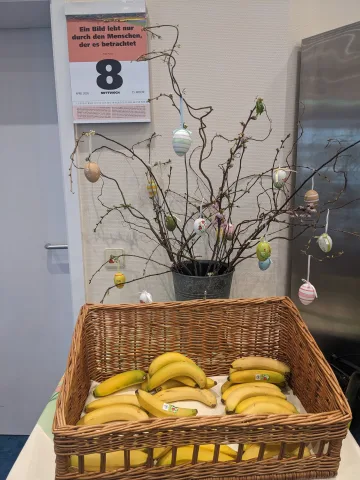 Ostern Bananen Lebensweisheiten - noch ein Kalernderspruch